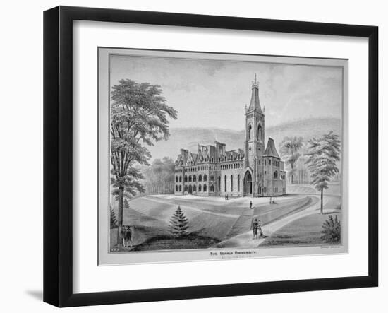 Lehigh University Campus-null-Framed Giclee Print