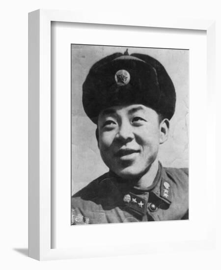 Lei Feng, Chinese Soldier of the People's Liberation Army, C1962-null-Framed Giclee Print