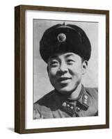 Lei Feng, Chinese Soldier of the People's Liberation Army, C1962-null-Framed Giclee Print