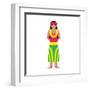 Lei from Honolulu-Tosh-Framed Art Print