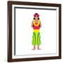 Lei from Honolulu-Tosh-Framed Art Print