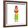 Lei from Honolulu-Tosh-Framed Art Print