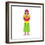 Lei from Honolulu-Tosh-Framed Premium Giclee Print