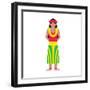 Lei from Honolulu-Tosh-Framed Premium Giclee Print