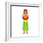 Lei from Honolulu-Tosh-Framed Premium Giclee Print