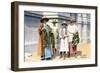 Lei Sellers, Honolulu, Hawaii-null-Framed Art Print