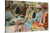 Lei Vendors, Hawaii-null-Stretched Canvas