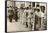 Lei Vendors, Honolulu, Hawaii-null-Framed Stretched Canvas