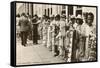 Lei Vendors, Honolulu, Hawaii-null-Framed Stretched Canvas