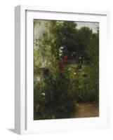 Leibl's Garden at Aibling. Mid 1880S (?)-Johann Sperl-Framed Giclee Print