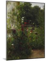Leibl's Garden at Aibling. Mid 1880S (?)-Johann Sperl-Mounted Giclee Print