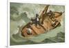 Leibniz in a Boat on the Adriatic-Josep or Jose Planella Coromina-Framed Giclee Print