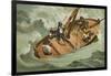 Leibniz in a Boat on the Adriatic-Josep or Jose Planella Coromina-Framed Giclee Print