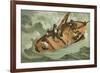 Leibniz in a Boat on the Adriatic-Josep or Jose Planella Coromina-Framed Giclee Print