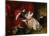 Leicester and Amy Robsart at Cumnor Hall, 1866-Edward Matthew Ward-Mounted Giclee Print