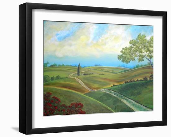 Leicester Countryside-Herb Dickinson-Framed Premium Photographic Print