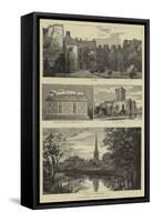 Leicester Illustrated-William Henry James Boot-Framed Stretched Canvas