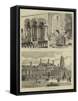 Leicester Illustrated-Henry William Brewer-Framed Stretched Canvas