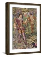 Leicester Snatched the Letter from His Hand-Henry Justice Ford-Framed Giclee Print