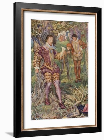 Leicester Snatched the Letter from His Hand-Henry Justice Ford-Framed Giclee Print