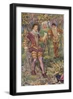 Leicester Snatched the Letter from His Hand-Henry Justice Ford-Framed Giclee Print