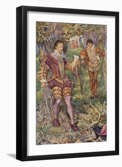 Leicester Snatched the Letter from His Hand-Henry Justice Ford-Framed Giclee Print