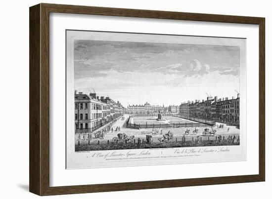 Leicester Square, Westminster, London, 1753-Thomas Bowles-Framed Giclee Print