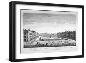 Leicester Square, Westminster, London, 1753-Thomas Bowles-Framed Giclee Print