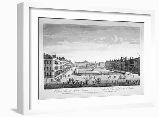 Leicester Square, Westminster, London, 1753-Thomas Bowles-Framed Giclee Print