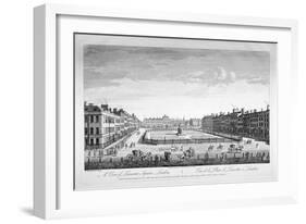 Leicester Square, Westminster, London, 1753-Thomas Bowles-Framed Giclee Print