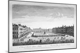 Leicester Square, Westminster, London, 1753-Thomas Bowles-Mounted Giclee Print