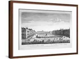 Leicester Square, Westminster, London, 1753-Thomas Bowles-Framed Giclee Print