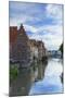 Leie Canal, Ghent, Flanders, Belgium-Ian Trower-Mounted Photographic Print