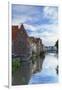 Leie Canal, Ghent, Flanders, Belgium-Ian Trower-Framed Photographic Print