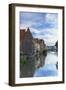 Leie Canal, Ghent, Flanders, Belgium-Ian Trower-Framed Photographic Print