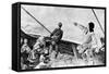 Leif Ericson Discovering America-Per Krohg-Framed Stretched Canvas