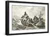 Leif Ericson Off the Coast of Vineland-Oscar Arnold Wergeland-Framed Giclee Print