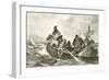 Leif Ericson Off the Coast of Vineland-Oscar Arnold Wergeland-Framed Giclee Print