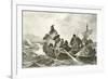 Leif Ericson Off the Coast of Vineland-Oscar Arnold Wergeland-Framed Giclee Print