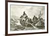 Leif Ericson Off the Coast of Vineland-Oscar Arnold Wergeland-Framed Giclee Print