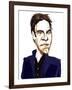 Leif Ove Andsnes, caricature-Neale Osborne-Framed Giclee Print