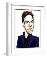 Leif Ove Andsnes, caricature-Neale Osborne-Framed Giclee Print