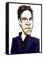 Leif Ove Andsnes, caricature-Neale Osborne-Framed Stretched Canvas