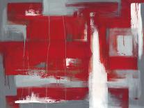 Red Abstract-Leigh Banks-Mounted Giclee Print