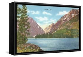 Leigh Lake, Grand Teton-null-Framed Stretched Canvas