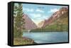 Leigh Lake, Grand Teton-null-Framed Stretched Canvas