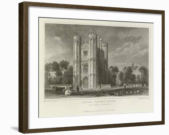 Leigh Priory, Essex, 7 Miles North of Chelmsford-William Henry Bartlett-Framed Giclee Print