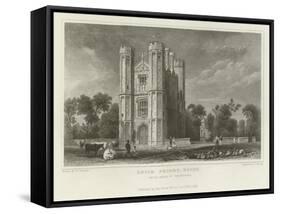 Leigh Priory, Essex, 7 Miles North of Chelmsford-William Henry Bartlett-Framed Stretched Canvas