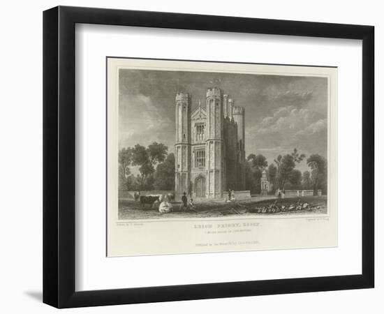 Leigh Priory, Essex, 7 Miles North of Chelmsford-William Henry Bartlett-Framed Giclee Print