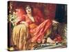 Leila, 1892-Frank Bernard Dicksee-Stretched Canvas
